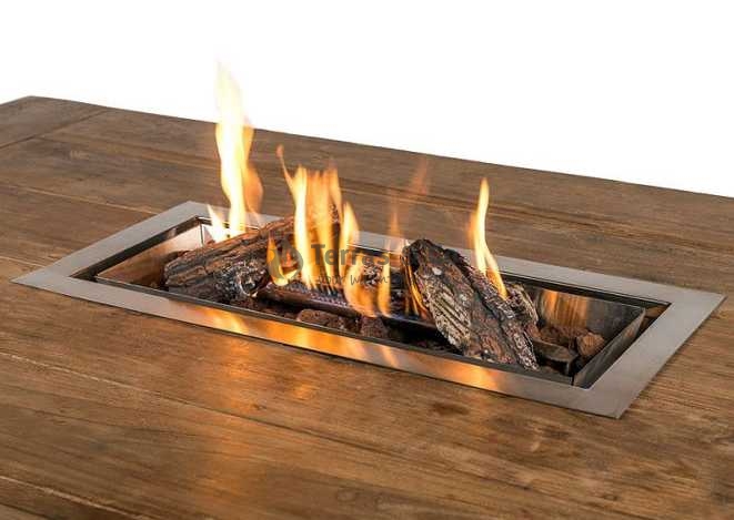 Einbaubrenner für Feuertisch | Gaskamin | 32x69 cm | Terras & Co