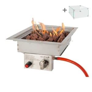 Einbaubrenner 40×40 | Edelstahl | Easyfires