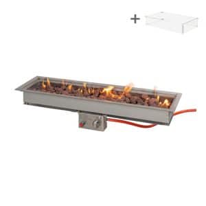 Einbaubrenner 26x95 | Edelstahl | Easyfires