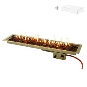 Einbaubrenner 25x101 | Edelstahl | Enjoyfires