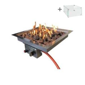Einbaubrenner 42×42 | Edelstahl | Enjoyfires