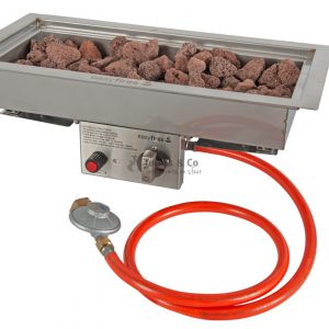 Einbaubrenner 25x50 | Edelstahl | Easyfires
