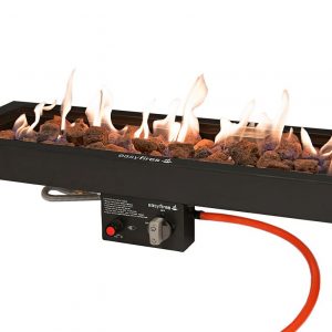 Einbaubrenner 26x76 | Schwarz | Easyfires