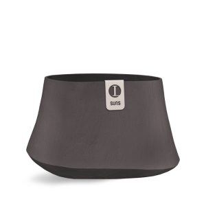 polyester plantenbak organisch bruin