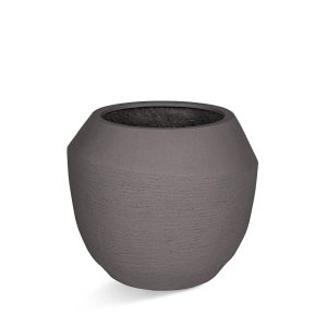 Organische bruine polyester plantenbak voor binnen en buiten