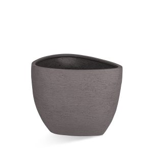 as bruine polyester plantenbak