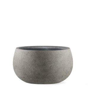 Polyester-Pflanzkübel | Grigio Balloon Medium Betonoptik | Versch. Größen