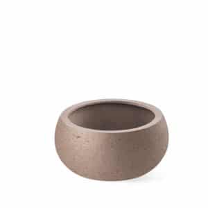 Polyester Pflanzgefäß | Grigio Balloon Low Bronze | Verschiedene Größen